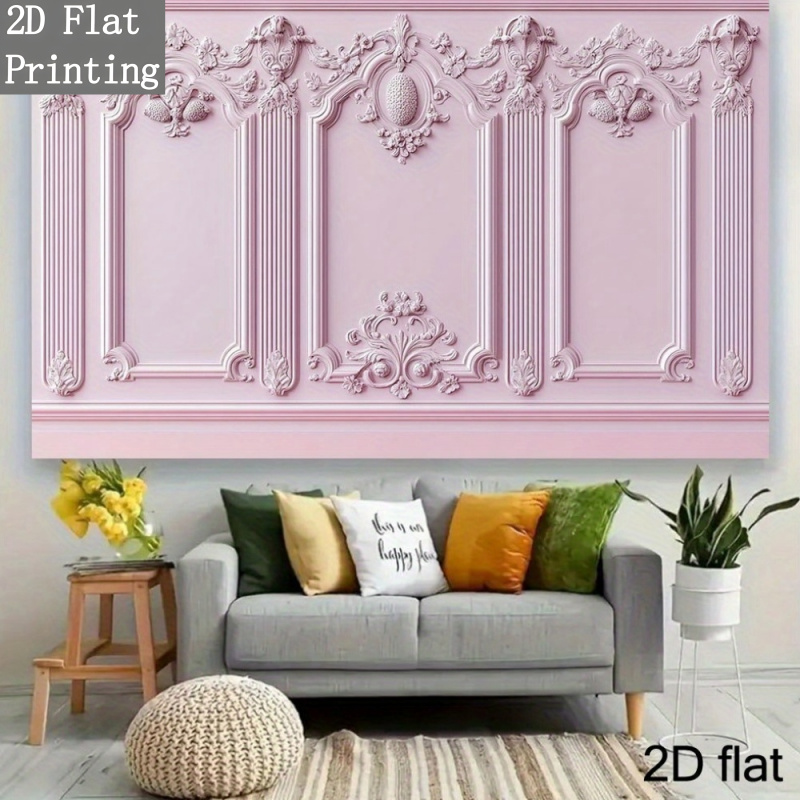 1pc Decorative Panel with Light Pink Background